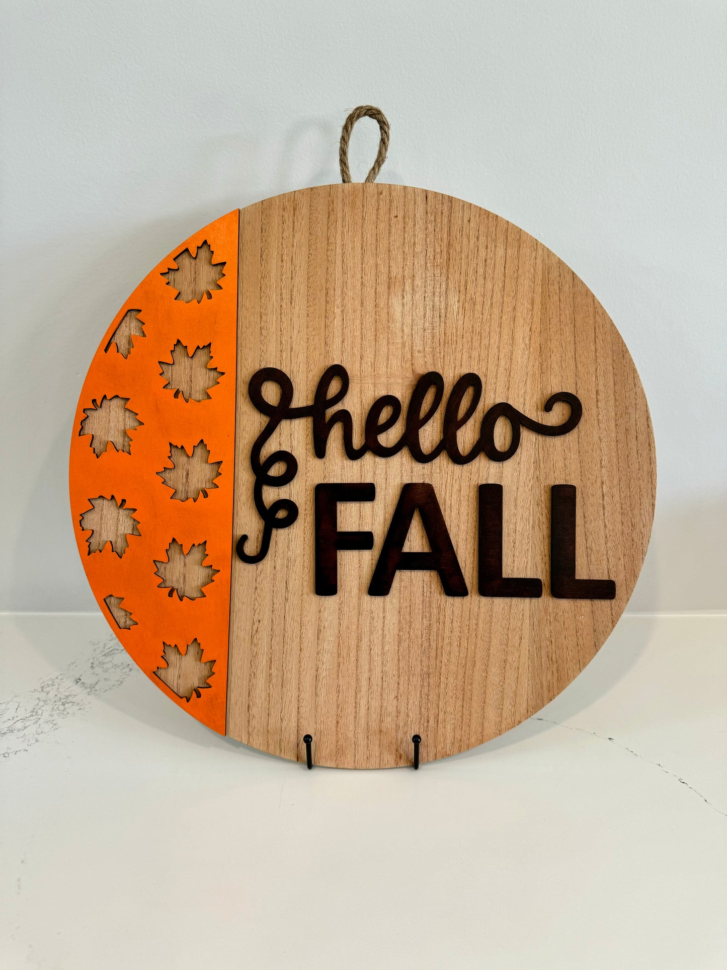 18" Hello Fall Front Door/Wall Hanger