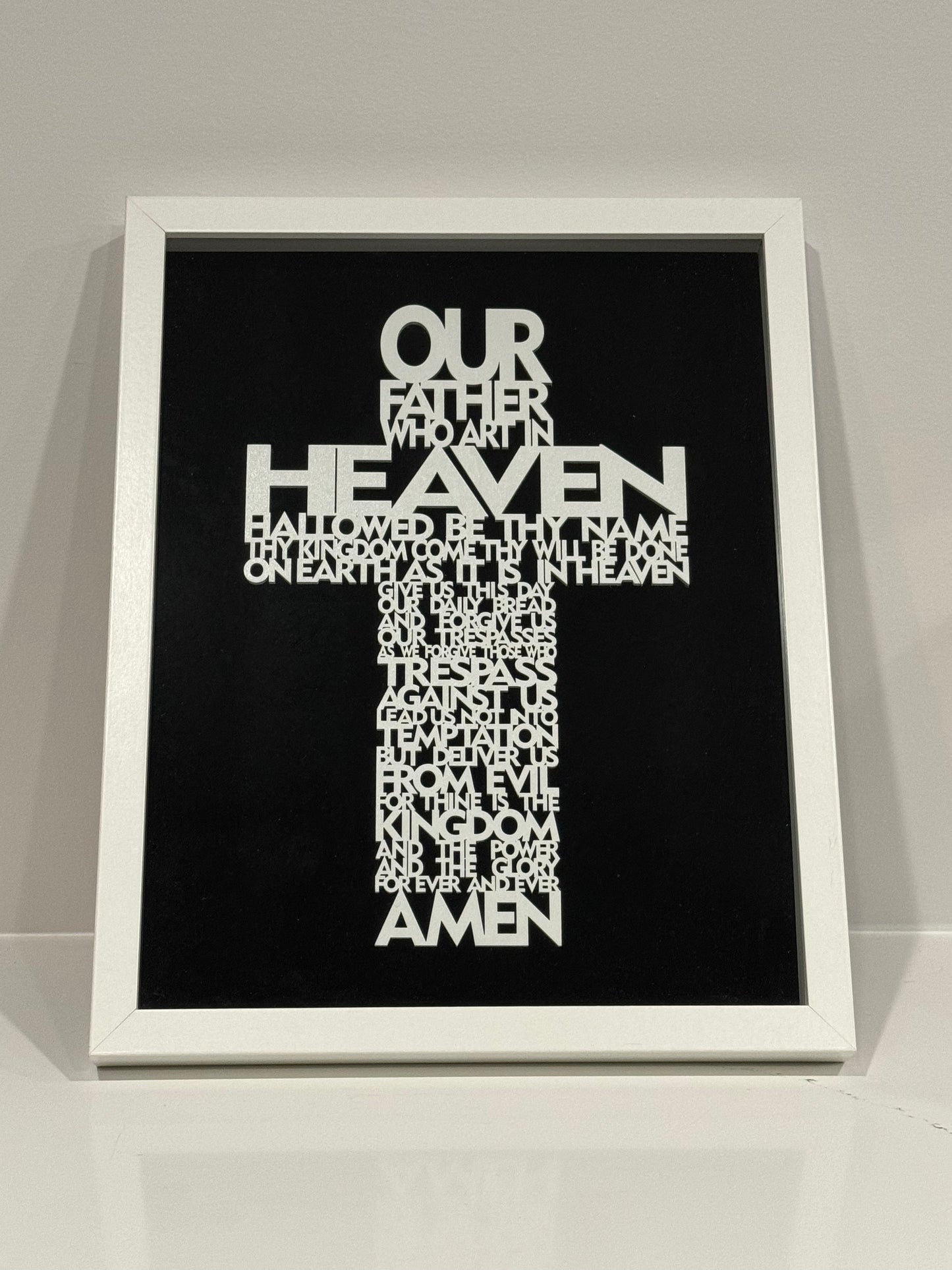 Lord’s Prayer in Frame (11x14)