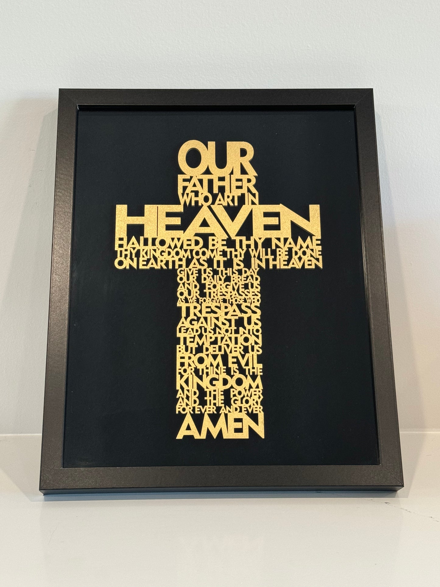 Lord’s Prayer in Frame (11x14)