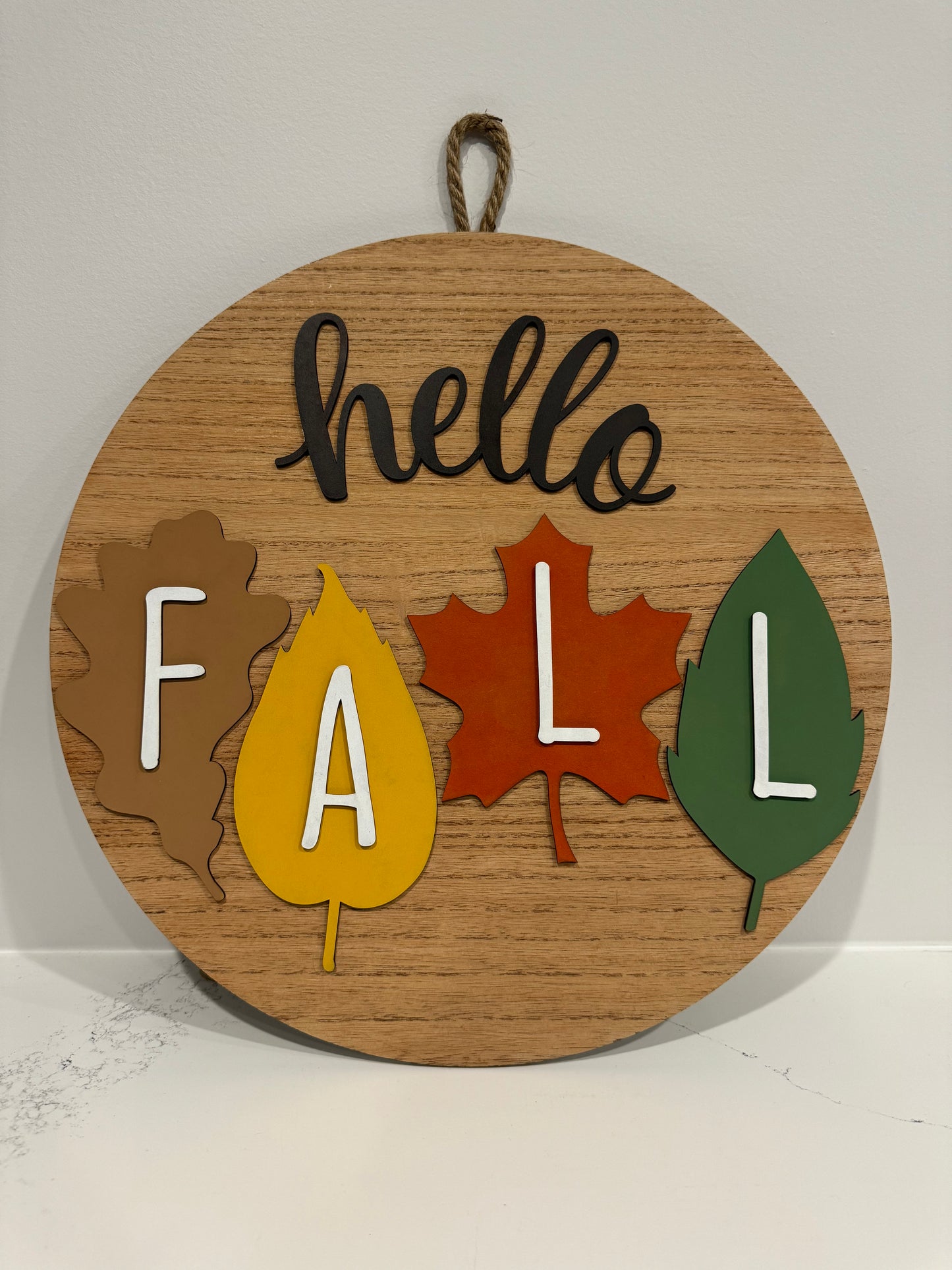 18" Hello Fall Front Door/Wall Hanger