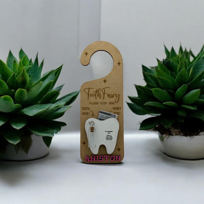Tooth Fairy Door Hanger No Personalization