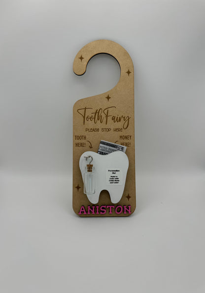 Tooth Fairy Door Hanger No Personalization